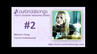 Top 5 Country Wedding Songs [upl. by Mulligan]