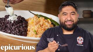 The Best Mexican Rice and Beans You’ll Ever Make  Epicurious 101 [upl. by Eerrehc]