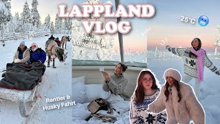 NORDLICHTER in LAPPLAND amp HUSKY Tour  Vlog  Adorable Caro [upl. by Foy]