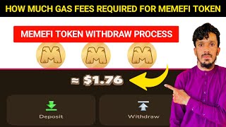 MemeFi AirDrop Gas Fee  MemeFi AirDrop Gas Fee Deposit  MemeFi AirDrop ETH Deposit Process  Gas [upl. by Eima742]