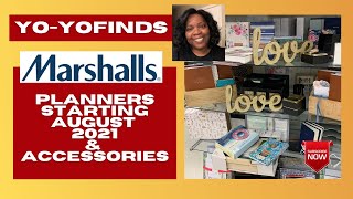 Planners  Starting in August 2021  Marshalls YoYo Finds [upl. by Elraet]