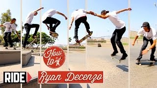 HowTo Skateboarding Frontside 360 Ollie with Ryan Decenzo [upl. by Abdulla141]