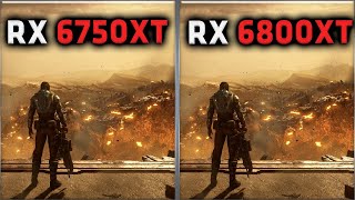 6750 XT vs 6800 XT Benchmark – 59 Tests [upl. by Nuawtna]