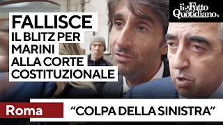 Fallito il blitz della maggioranza per Marini alla Corte Costituzionale “Colpa della sinistra” [upl. by Eded]