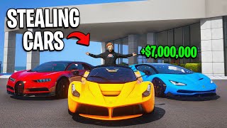 Robbing SECRET Underground Car Meet in GTA 5 [upl. by Hoxie]