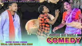 hira sager opera comedy  Hayre olong likhan dulal linj njama oka khan  santali jatra comedy [upl. by Ahsaetal]