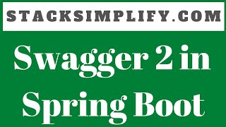 REST API Documentation using Swagger2 in Spring Boot [upl. by Repmek]