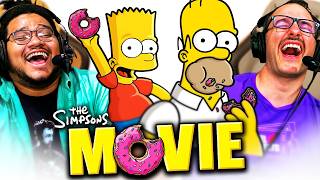 THE SIMPSONS MOVIE 2007 REACTION FIRST TIME WATCHING Homer Simpson  SpiderPig  Movie Review [upl. by Leatrice]