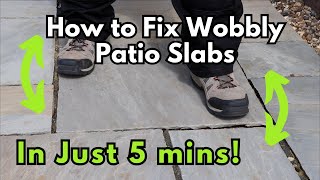 Fix Your Rocking Patio Slabs With This Easy Solution [upl. by Andria]