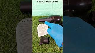 chaoba hair dryer  shorts review  unboxing [upl. by Eliza275]