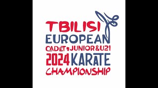 Tatami 2  European Karate Championship  Cadet Junior amp U21 [upl. by Oiramel]