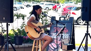 Ixchel Busking at Oliver’s Market [upl. by Sateia]