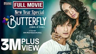 BUTTERFLY  New Nepali Full Movie 20192075  Aaryan Adhikari Priyanka Karki Arpan Thapa [upl. by Quillon]