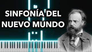 Antonín Dvorák  Sinfonía del Nuevo Mundo  Piano Fácil Tutorial [upl. by Ertsevlis]