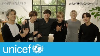 BTS share a special announcement  UNICEF [upl. by Normac]