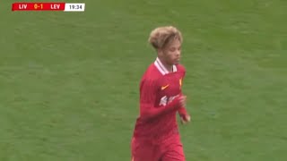 Trent KoneDoherty Vs Bayer Leverkusen u19  MOTM Performance  UYL 51124 [upl. by Aztin377]