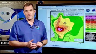 Morning update on Tropical Storm Sara from the NHC in Miami FL November 15 2024 [upl. by Lytsirk]