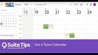 Use a Team Calendar [upl. by Carmon]