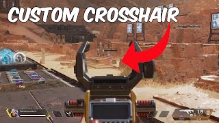 How To Get Invisible Recticle And Custom Crosshair In Apex Legends Season 16 [upl. by Euhsoj]