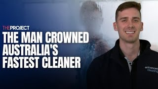 The Man Crowned Australias Fastest Cleaner [upl. by Salas85]