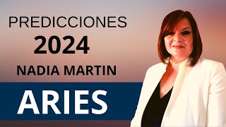 ¿QUE ME PASARÁ EN 2024 PREDICCIONES SIGNO DE ARIES  NADIA MARTIN [upl. by Arriec]