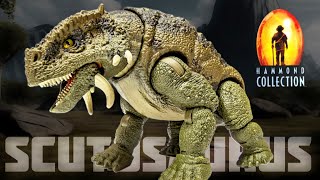 Mattel Jurassic World Hammond Collection Scutosaurus Review [upl. by Rednav334]