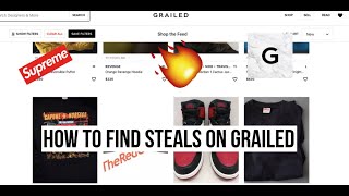 How To Find STEALS on GRAILED [upl. by Ellehcem146]