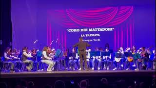 VERDI quotCORO DEI MATTADORIquot Traviata Spettacolo Teatro Ariston Orchestra IC Carducci [upl. by Atrebla]