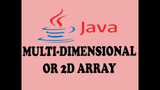 MULTI DIMENSIONAL ARRAY IN JAVA URDU  HINDI [upl. by Seka]