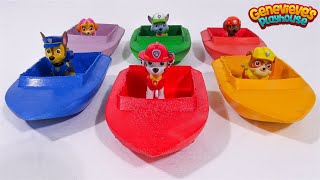 Best Toy Learning Videos for Kids  Paw Patrol Boats Water Play [upl. by Harrell916]