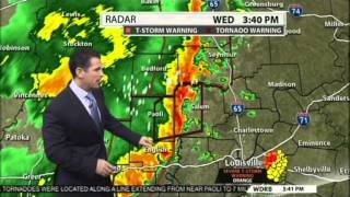 WDRB  Severe Weather Coverage  12232015 [upl. by Elyagiba]