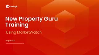 Using Market Watch  Property Guru training [upl. by Chandra]