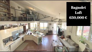 Two bedroom loft in Bagnolet Greater Paris area [upl. by Gillie]