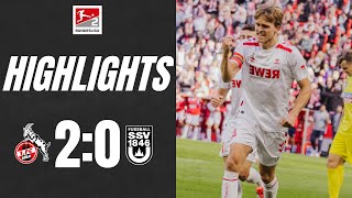 1 FC Köln  SSV Ulm 20 Highlights  2 Bundesliga  20242025 [upl. by Akimehs]