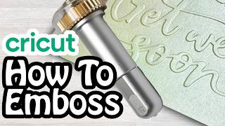 How to Emboss and Deboss with Your Cricut Maker [upl. by Hollington]