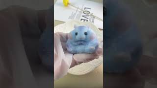 Maybe the best blue hamster cutesqueeze cute hamsters satisfying kawaii handmade [upl. by Sara]