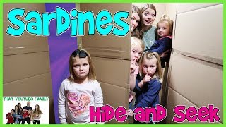 SARDiNES Hide and Seek In Huge Box Fort Maze Ft Shot Of The Yeagers  That YouTub3 Family Channel [upl. by Leonore]