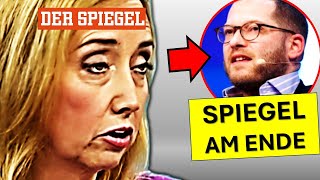 🚨LÜGE FLIEGT AUF🚨 SPIEGEL CHEFIDEOLOGIN AMANN VON JULIAN REICHELT LIVE ENTLARVT [upl. by Namron41]