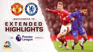 Manchester United v Chelsea  PREMIER LEAGUE HIGHLIGHTS  1132024  NBC Sports [upl. by Ydnil]