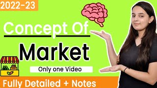 Concept of Market  Class 11 Entrepreneurship Chapter 5  Batch 2022  2023 [upl. by Kaylee]