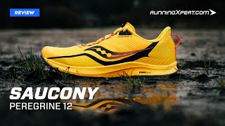 Review Saucony Peregrine 12  Best trail running shoe of 2022 [upl. by Norrabal]