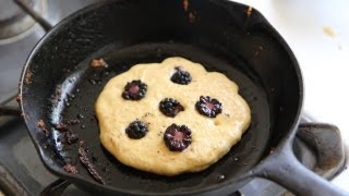 Cornmeal Blackberry Pancakes Recipe  Southern Queen of Vegan Cuisine 26328 [upl. by Feinstein]