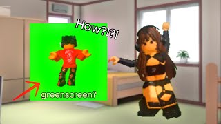 How to get greenscreen in ROBLOX games like TOD Catalog avatar creator and TTD3 [upl. by Monti]