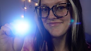 ASMR Bright AF Eye Exam Red Flag Edition 🚩 [upl. by Adlesirg]