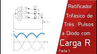 Retificador Trifásico de Três Pulsos com Carga R [upl. by Sage]