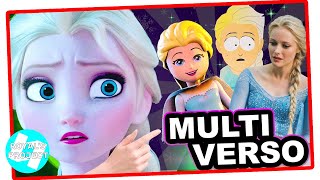 Esas CHICAS también son ELSA El MULTIVERSO de Frozen existe una Elsa en LEGO y en SOUTH PARK [upl. by Eahsat]