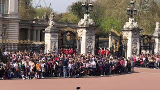 Scipio Grenadiers slow march Changing the Guard at Buckingham Palace April 19 2019 [upl. by Ahseinod]