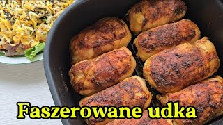 Pieczone udka faszerowane pieczarkami i serem [upl. by Sauers]