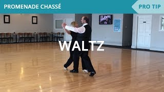 Waltz Promenade Chassé  Ballroom Dance Lesson [upl. by Bertila]