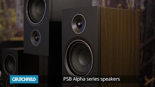 CES 2019 PSB Alpha series speakers  Crutchfield video [upl. by Ateuqirne]